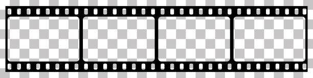 胶片带隔离矢量图标。电影带图标的复古图片。电影带卷。录像带照片胶片条状帧矢量上透明图片下载