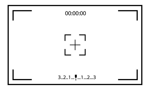 视频相机取景器。录像取景框，电影放映屏幕和单反相机取景器。视频拍摄画面，拍摄摄像机记录显示孤立向量图片下载