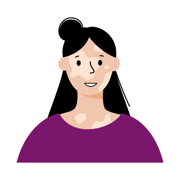 白癜风的一天的概念图片下载