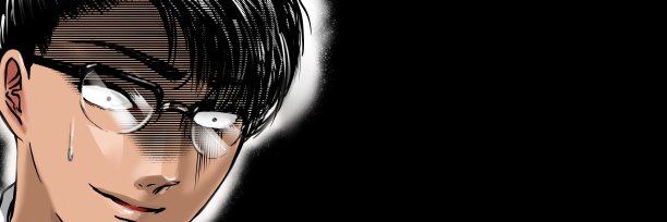 公司员工戴着帅气的眼镜和黄色的眼睛，面色惨白带着震惊，色彩卡通插图。图片下载