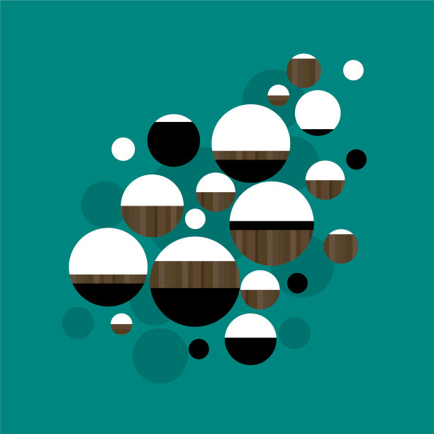 抽象概念几何元素组成图片下载