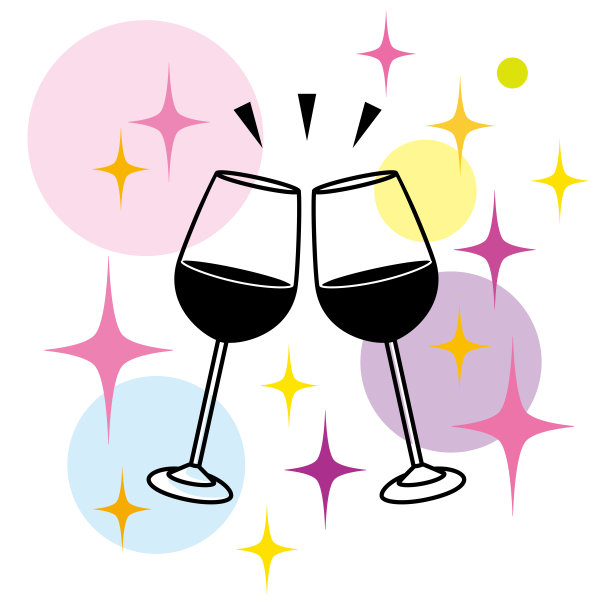 酒杯的剪影图片下载