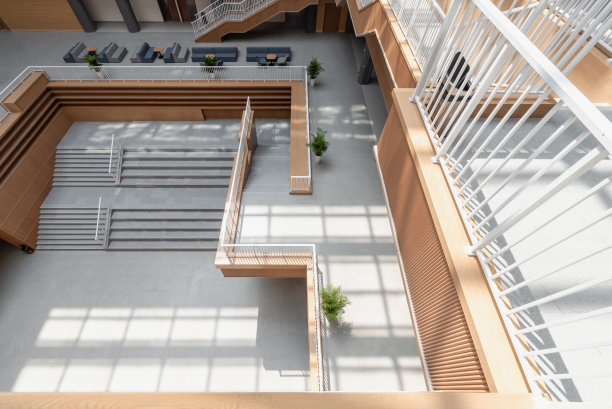 一个大型的现代图书馆图片下载