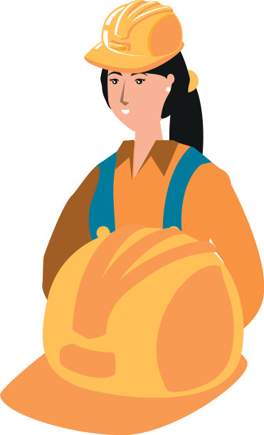 女性建筑工人角色图片下载