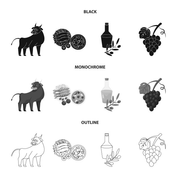 设计和历史标志设置和图片下载