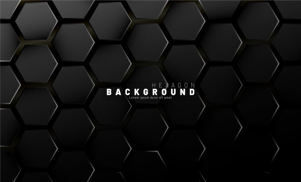 艺术品28072019背景六边形金属黑暗图片下载