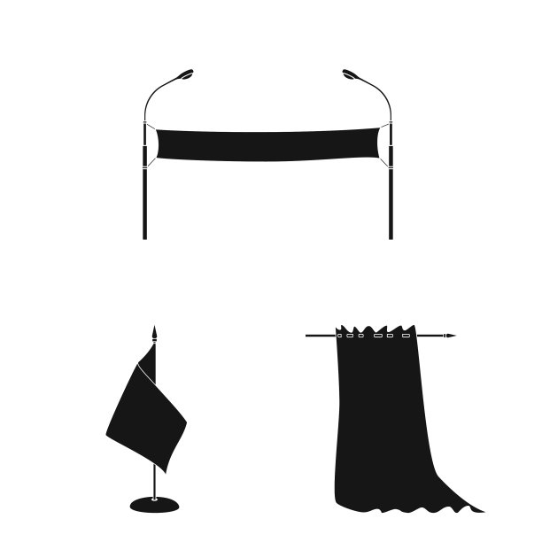 设计材料和媒体标志图片下载