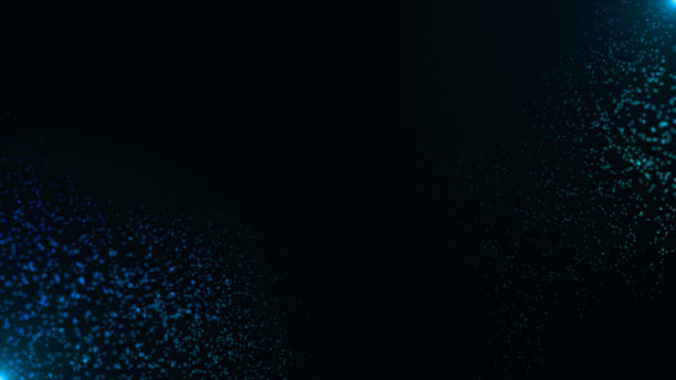 柔和的蓝色和绿色模糊粒子背景图片下载