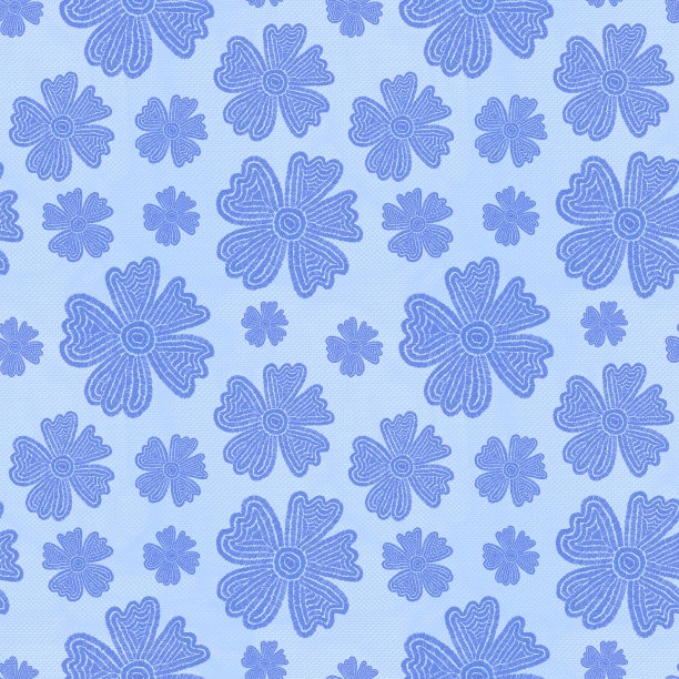 无缝花型绣花工艺。编织花卉装饰爱好。复古图案的织物与花朵，树叶，郁金香。数字刺绣。农舍核心的老式纺织品。优雅的民族民间图片下载