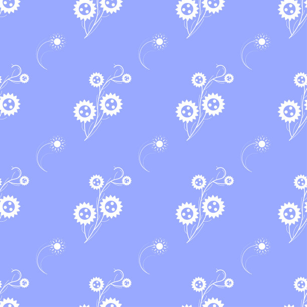 无缝图案抽象元素不同的植物植物矢量设计风格的背景插图纹理印花纺织品，服装，礼品包装，墙纸，粉彩图片下载