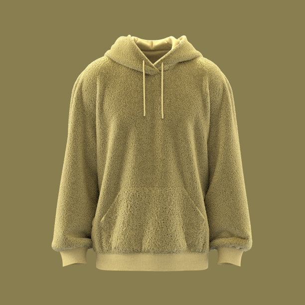 空白羊毛兜帽模型打印，3d渲染，3d插图图片下载