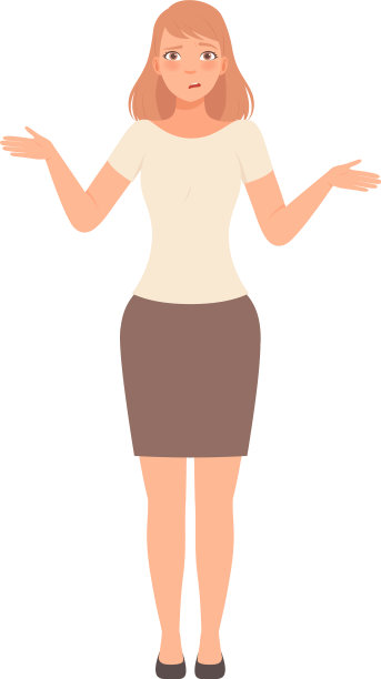 女孩不明白发生了什么图片下载