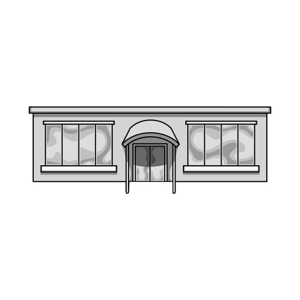 商店和外部标志集图片下载