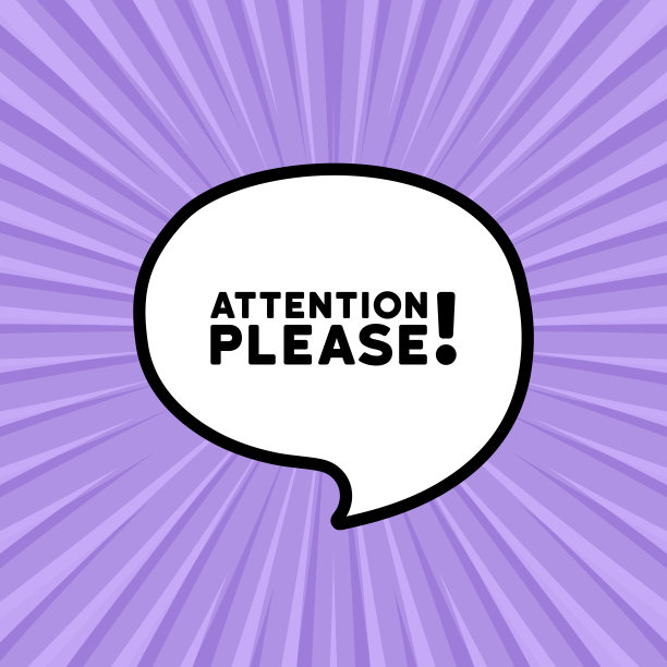 语音泡泡请注意短信。复古漫画风格。波普艺术风格。矢量线图标的业务和广告图片下载