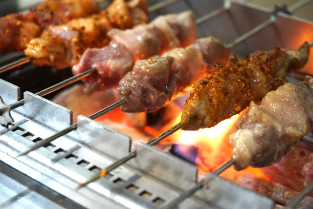 中国羊肉串食物照片图片下载