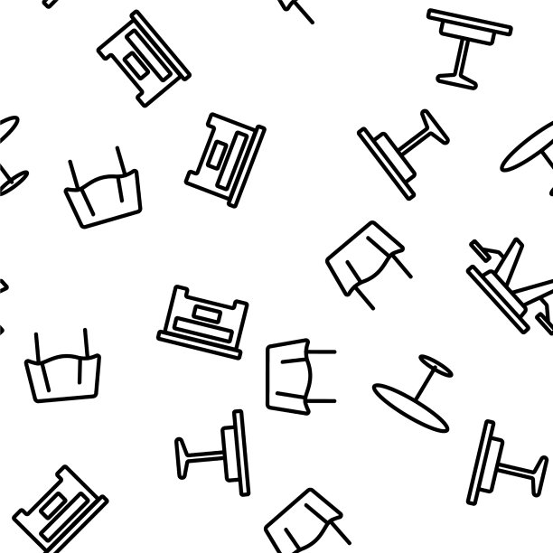 桌台无缝图案图片下载