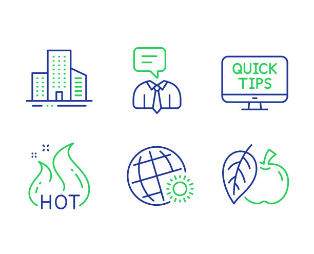 世界气象建筑和支持服务图标图片下载