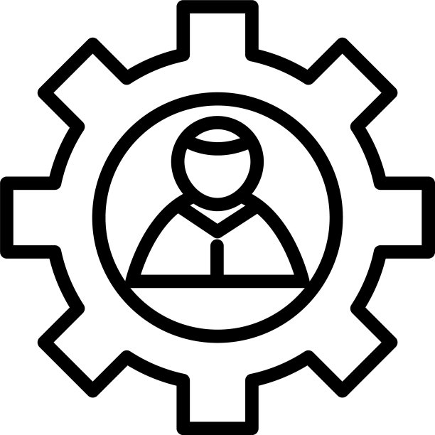 社交媒体头像图标线条设计图片下载