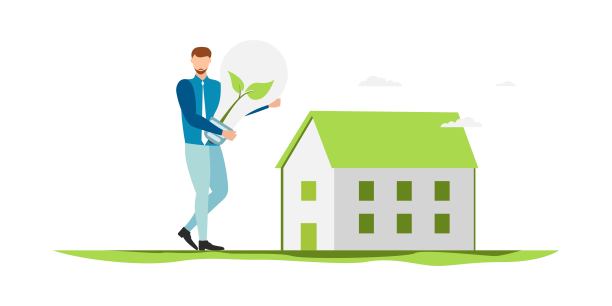 生态。拯救地球。人们生活在一个生态系统中。节约环保的生活。向量。图片下载