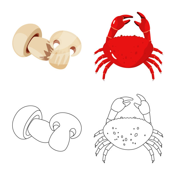 品味和产品图标集图片下载