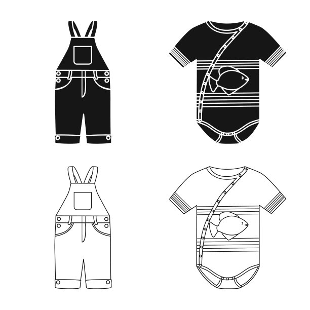 设计时尚和服装标志图片下载