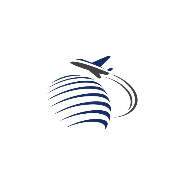 在世界上空飞行的飞机象征概念图片下载
