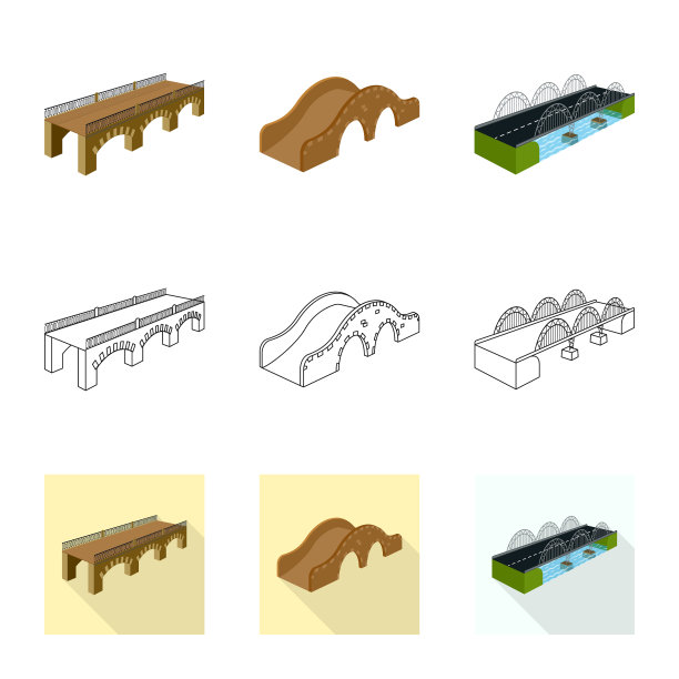 孤立的物体连接和设计标志图片下载