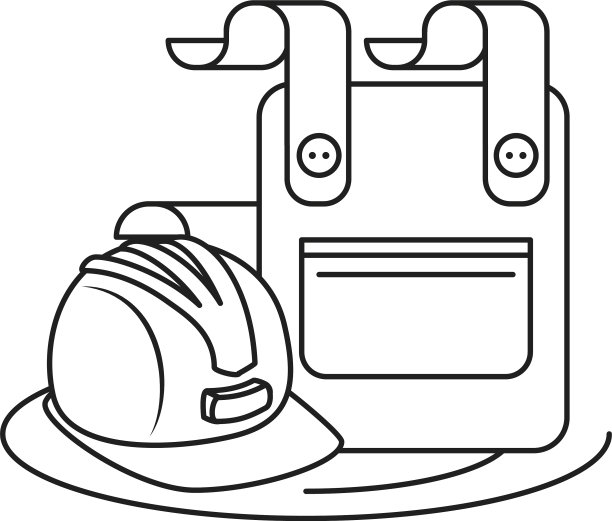 穿制服，戴安全帽图片下载