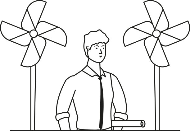 优雅商人与风玩具劳动节图片下载