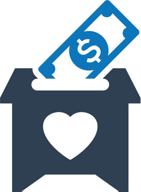 钱捐赠图标图片下载