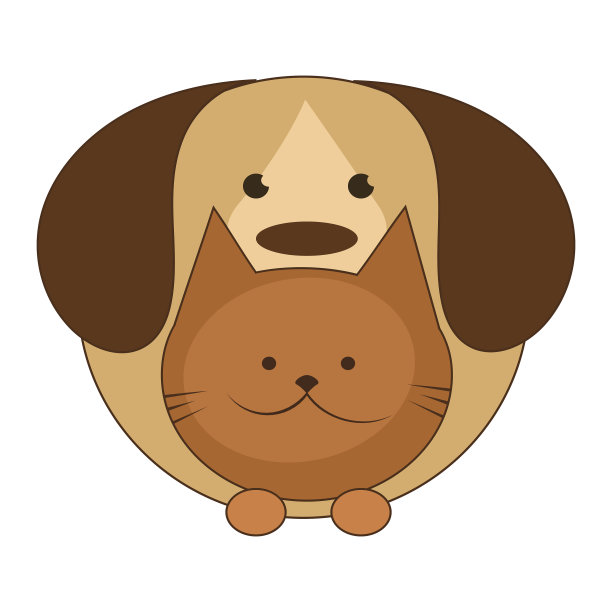 宠物店的兽医标志图片下载