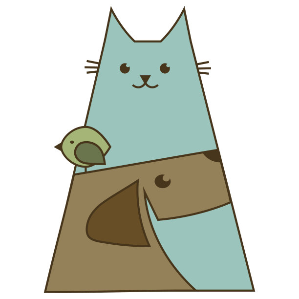 宠物店的兽医标志图片下载