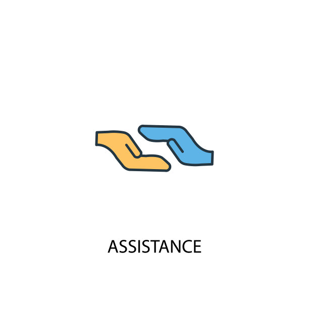 辅助概念2彩色线条图标简单图片下载