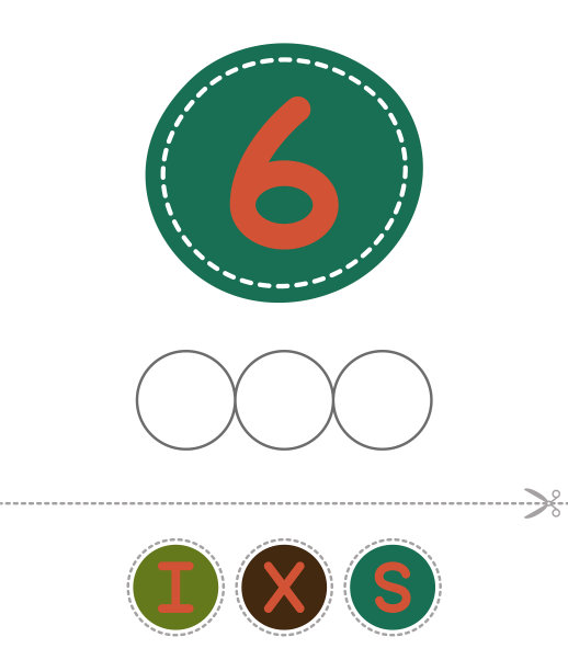 做六个字的剪切和粘合图片下载