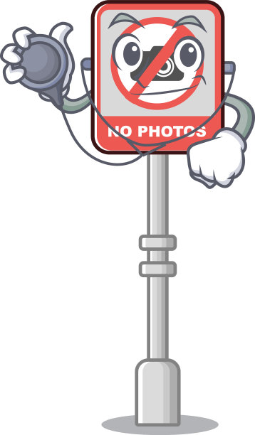 医生卡通门上没有摄像头图片下载