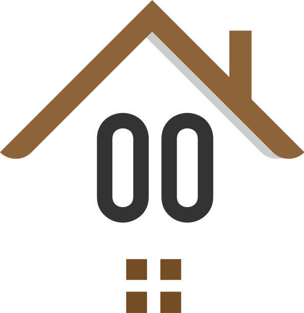 字母OO建筑Logo设计模板图片下载