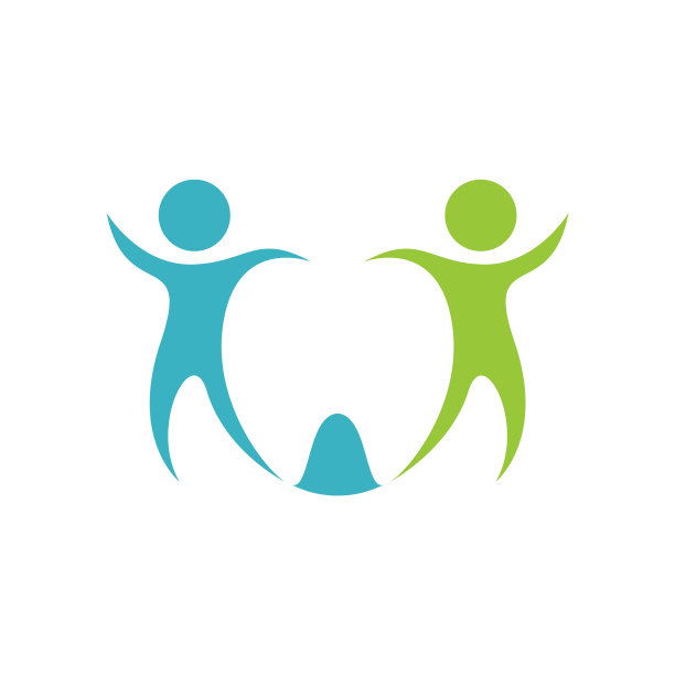 牙科儿童医疗办公室标志设计形象图片下载