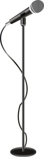 麦克风与站图片下载