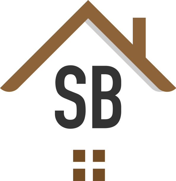 字母SB建筑标志设计模板图片下载