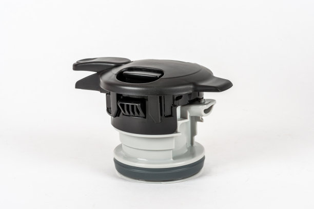 热水瓶瓶盖封闭孤立在白色背景图片下载