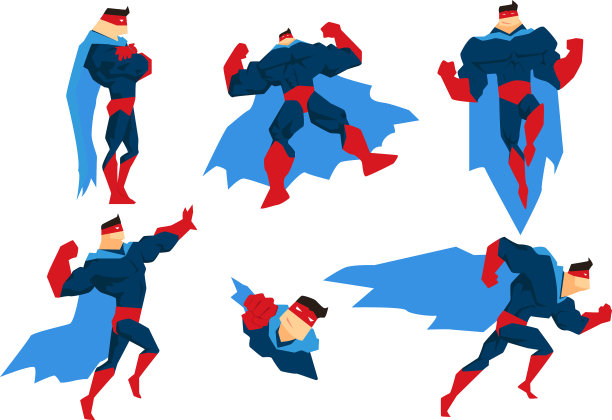 强大的超人角色塑造了漫画中的超级英雄图片下载