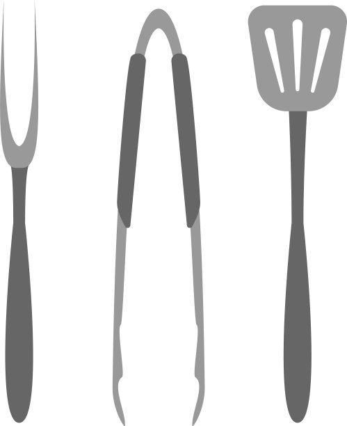 烧烤工具孤立的图像图片下载