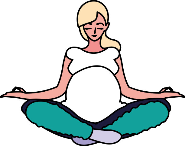 孤立孕妇设计图标图片下载