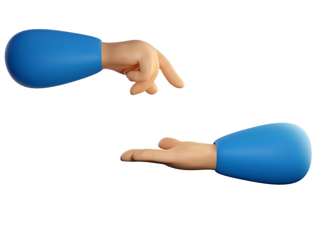 人类的手在握和给予的姿态。图片下载