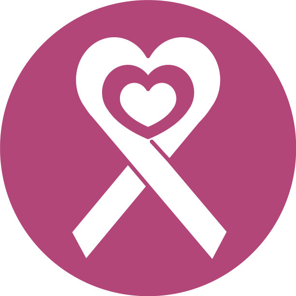 心形丝带乳腺癌意识图片下载