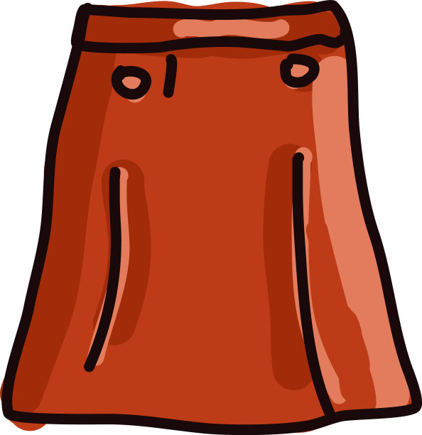 白底红裙图片下载