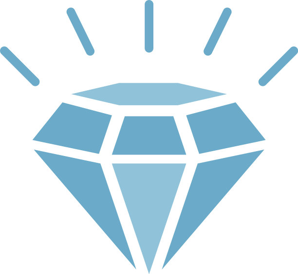 钻石标志模板图片下载