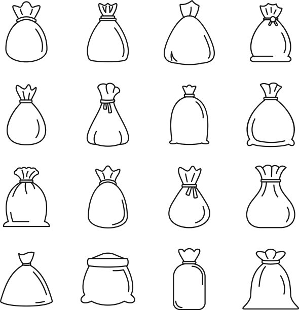 包图标设置大纲风格图片下载