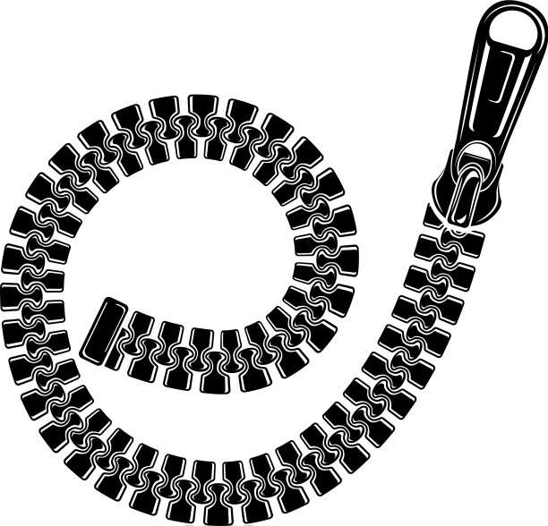 拉链图标stroce穿标志为标志图片下载
