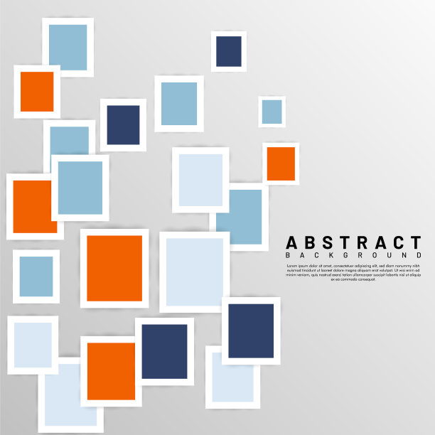 摘要背景重叠方形设计图片下载